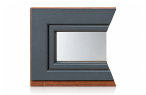 profil lemn placat cu aluminiu