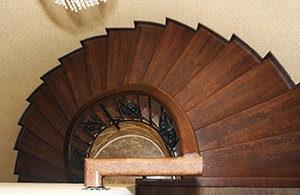 interior stairs stratified wood