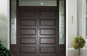 Exterior doors laminated wood